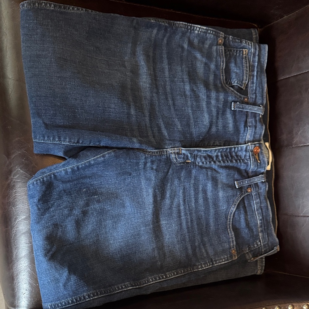 Madewell Women's Stovepipe Skinny Jeans in Dark Blue